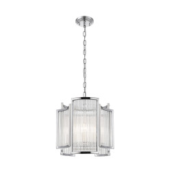 Sergio Lampa Wisząca Chrome Zuma Line | Dekorplanet