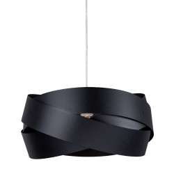 Wisząca lampa tornado 40 cm czarna 1114 Zuma Line | Dekorplanet