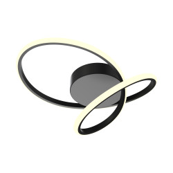 Lampa sufitowa czarna mx6354-1-3bt clint Zuma Line | Dekorplanet
