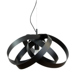 Lampa wisząca flores czarna 1143 Zuma Line | Dekorplanet