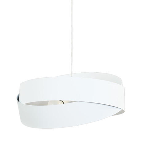 Lampa wisząca tornado 50 cm biała 1141 Zuma Line | Dekorplanet