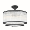 Lampa sufitowa czarna c0528-05h-p7ac Sergio Zuma Line | Dekorplanet