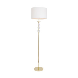 Lampa podłogowa złoto-biała/gold-white rll93163-1gw Rea II Zuma Line