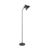Lampa podłogowa czarno-złota-gold a4012-sbk apus | Dekorplanet
