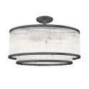 Lampa sufitowa czarna c0528-06h-p7ac Sergio Zuma Line | Dekorplanet