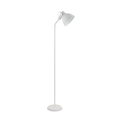 Lampa podłogowa biała+chrom+chrom a4012-swh apus | Dekorplanet