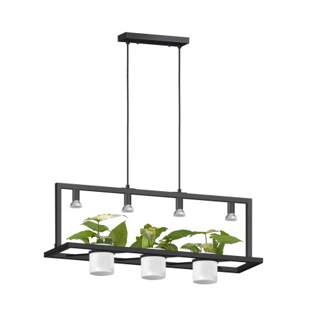 Lampa wisząca czarna p0536-04b-p7ab planter Zuma Line | Dekorplanet
