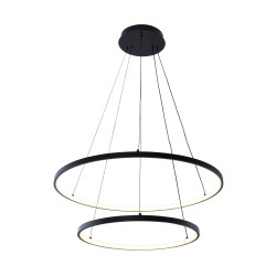 Lampa wisząca czarna 18140bk-2 breno Zuma Line | Dekorplanet