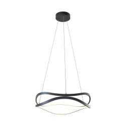 Lampa wisząca czarna md7864-2s-3bt harley Zuma Line | Dekorplanet