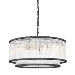 Lampa wisząca czarna p0528-06h-p7ac Sergio Zuma Line | Dekorplanet