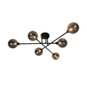 Lampa sufitowa czarna cl22017a-6 basis Zuma Line | Dekorplanet