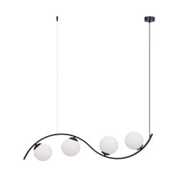 Big lampa wisząca / wisząca lampa 5014 wave 4 Zuma Line