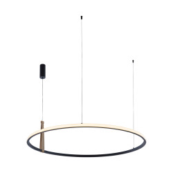 Lampa wisząca czarna 22808-wood claud Zuma Line | Dekorplanet