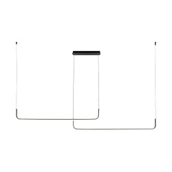 Lampa wisząca czarna 2023199-bk rike Zuma Line | Dekorplanet