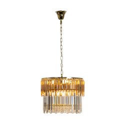 Lampa wisząca złota 19101/8 Camille Zuma Line | Dekorplanet