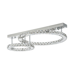 Lampa sufitowa chrom/chrome mx3713-2-3ct Girona | Dekorplanet
