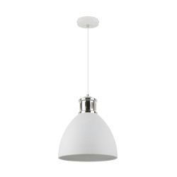 Lampa wisząca biała+chrom+chrom a8050l-swh mensa | Dekorplanet