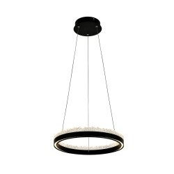 Lampa wisząca czarna pd2304400r-mb Regi Zuma Line | Dekorplanet
