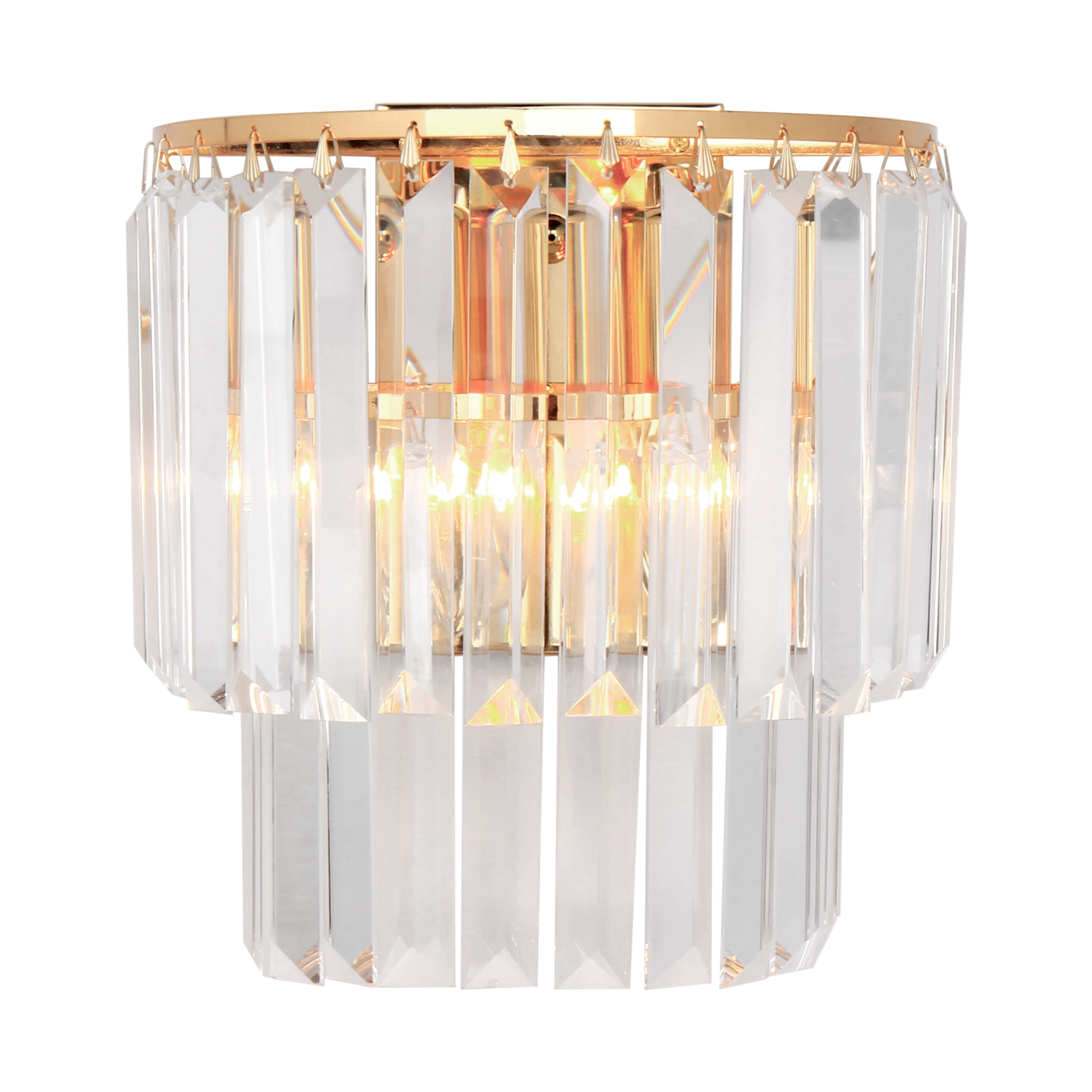 Kinkiet złoty 17106/2w-gld Amedeo Zuma Line | Dekorplanet