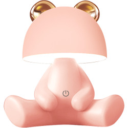 KDR-6303-PK LAMPA STOŁOWA MIŚ RÓŻOWA/PINK ZUMA LINE