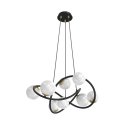 Lampa wisząca md4922-8-ebgn nisyro Zuma Line | Dekorplanet