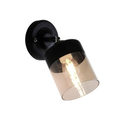 Kinkiet czarny cl19020-1w-bl Porto Zuma Line | Dekorplanet