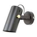 Kinkiet czarny mat-złoto/matt black-gold a6025 resi | Dekorplanet