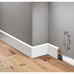 LISTWA PRZYPODŁOGOWA biała mdf,LMDF-01 CREATIVA, LISTWY PRZYPODŁOGOWE MDF, LISTWA PODŁOGOWA BIAŁA, listwy podłogowe białe