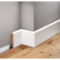 BIAŁA OKLEINOWANA LMDF-07 LISTWA PRZYPODŁOGOWA CREATIVA MDF, BIAŁE LISTWY PODŁOGOWE, LISTWY PRZYPODŁOGOWE MDF, BIAŁE LISTWY MDF,