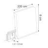 Masterline 80 9005, Listwa podłogowa pcv, czarne listwy podłogowe, CZARNA LISTWA PRZYPODŁOGOWA, MASTERLINE 80 CZARNA