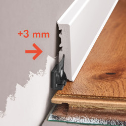 MASTERLINE 80 474 CINNAMON, LISTWA PODŁOGOWA PCV, LISTWY PODŁOGOWE, LISTWY DREWNOPODOBNE, LISTWA PODŁOGOWA