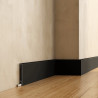 Czarna listwa podłogowa PF100B Mardom Decor, czarne listwy przypodłogowe, listwy przypodłogowe Mardom Decor,  czarna listwa podł