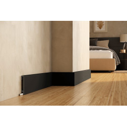 PF100B Mardom Decor, listwa podłogowa czarna, Listwy przypodłogowe Premium Floor, listwa podłogowa czarna