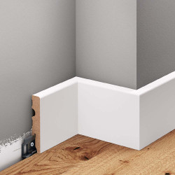 listwa lakierowana na biało LMDF-04M Creativa, LMDF-04M Creativa listwy MDF, listwy przypodłogowe MDF lakierowane, Lakierowane l