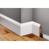 Listwy podłogowe LMDF-06M Creativa, listwy podłogowe LMDF-06M Creativa, lakierowane listwy MDF, Listwy przypodłogowe białe MDF