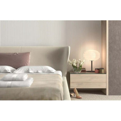 Lamela L0101P biała Mardom Decor, białe lamele ścienne, L0101p mardom decor, malowane lamele na ścianę