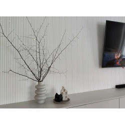Mardom Decor L0101P lamela biała , lamele ścienne malowane na biało, panel 3d L0101p mardom decor, malowane lamele na ścianie