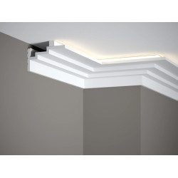 Listwa przysufitowa LED QL025 + MD010 Mardom Decor, listwa gzymsowa ledowa, QL025 MD010 Mardom Decor, gzyms QL025 MD010 Mardom D