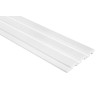 Produkt w detalu: lamele ścienne białe L0201P Medio Mardom Decor zaprezentowane na neutralnym tle, gotowe do montażu w nowoczesn