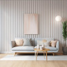 Białe panele na ścianę L0201P Mardom Decor, malowane lemele ścienne, panele ścienne białe, mardom decor L0201p, lamele 3d białe
