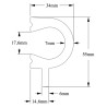 PROFIL ŚCIENNY PX169 AXXENT ORAC DECOR, SZTUKATERIA DEKORACYJNA, ŚCIENNA, LAMPERIA, LISTWA, ZAOBLONA, GŁADKA