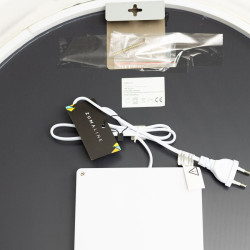 Okrągłe lustro LED D2311 podświetlane lustro łazienkowe designerskie lustro