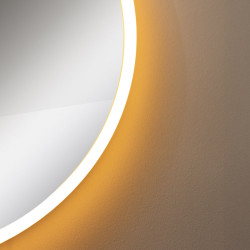 Lustro LED do łazienki 60 cm D2526 okrągłe lustro łazienkowe podświetlane