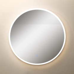 Lustro łazienkowe LED 60 cm D2526 eleganckie lustro okrągłe z podświetleniem