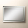 Prostokątne lustro LED 70/50 cm D3003 eleganckie lustro do łazienki