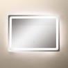 Lustro LED D3003 prostokątne 70/50 cm nowoczesne lustro łazienkowe podświetlane