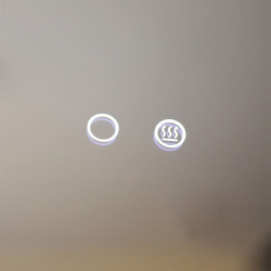 Lustro LED D3004-60 praktyczne okrągłe lustro z oświetleniem LED do łazienki