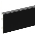Listwa podłogowa czarna pcv STL80-9005 Creativa, czarne listwy podłogowe, STL80 Creativa, listwy podłogowe creativa, czarna list