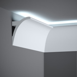 Biała listwa oświetleniowa QL011 Mardom Decor ścienne podświetlenie LED do nowoczesnych wnętrz