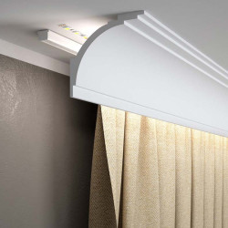 Maskownica karnisza led MD105 Light Guard Mardom Decor, osłona karnisza, MD105 mardom Decor, listwy do zabudowy karnisza, listwy